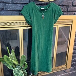 J Crew Green Casual Dress